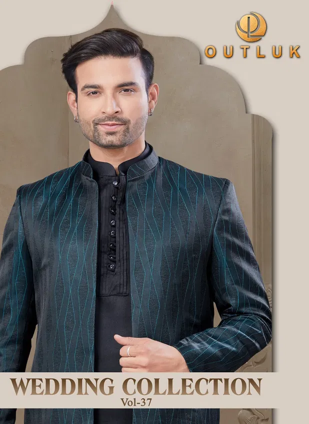 Outluk Wedding Collection Vol 37 Wedding Wear Mens Indo Western Manufacturers